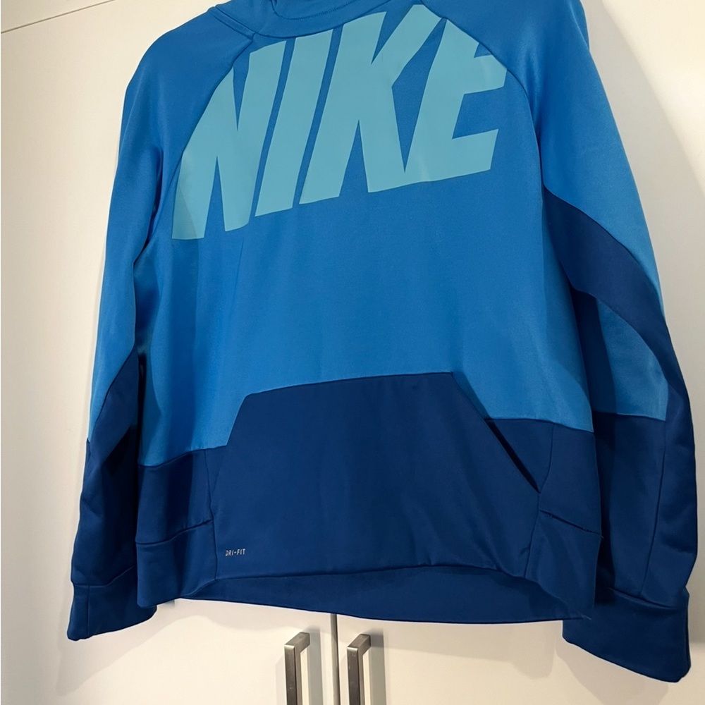 Nike Dri-FIT Blue Hoodie junior xl 16-18
